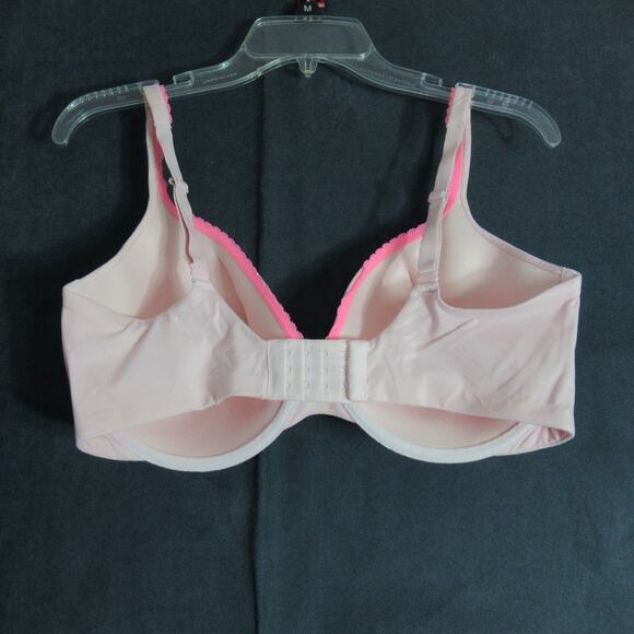 Victorias Secret Bra Size 36DDD Pink Body by Victoria Lined Perfect Coverage - Picture 4 of 6